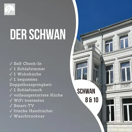Der Schwan 8 & 10 - Zentral- Stilvoll Appartement Düren - Eifel